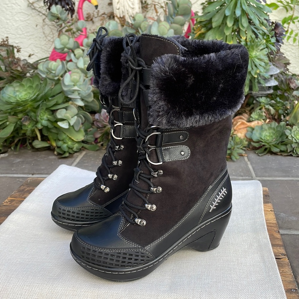 Jambu Scandinavia Lace-Up Boots 6.5
